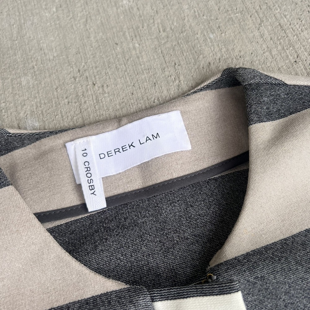 women's derek lam 10 crosby striped evening jacket size 2 - Picture 3 of 4